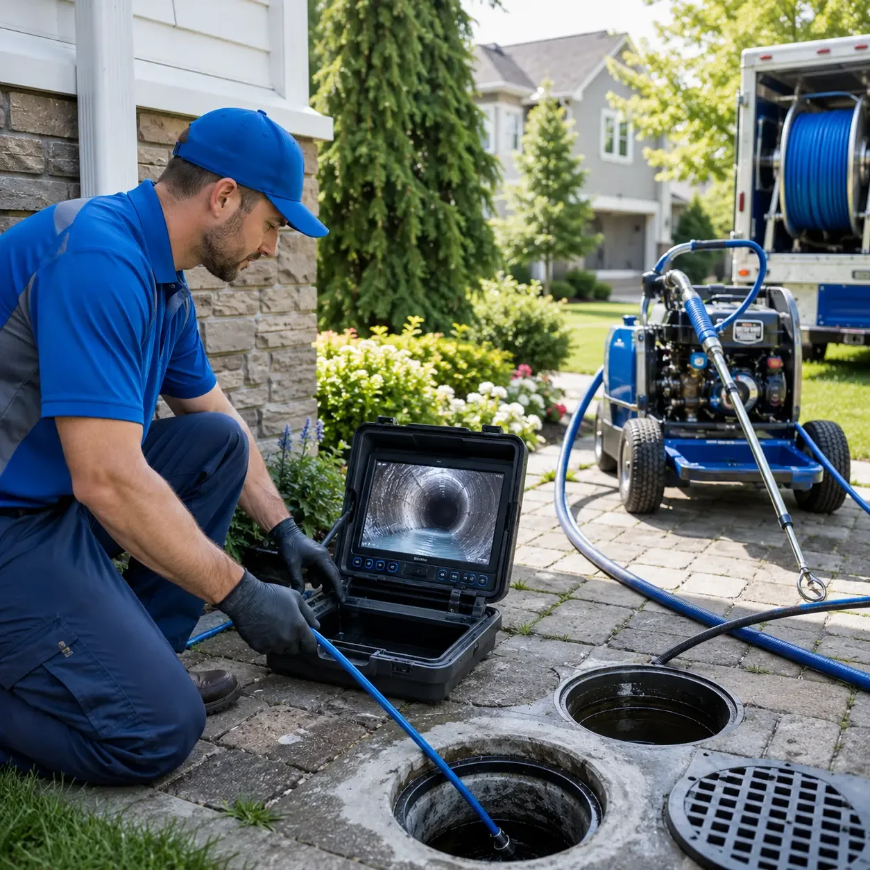 Outdoor drain cleaning professionals serving Elberon, VA